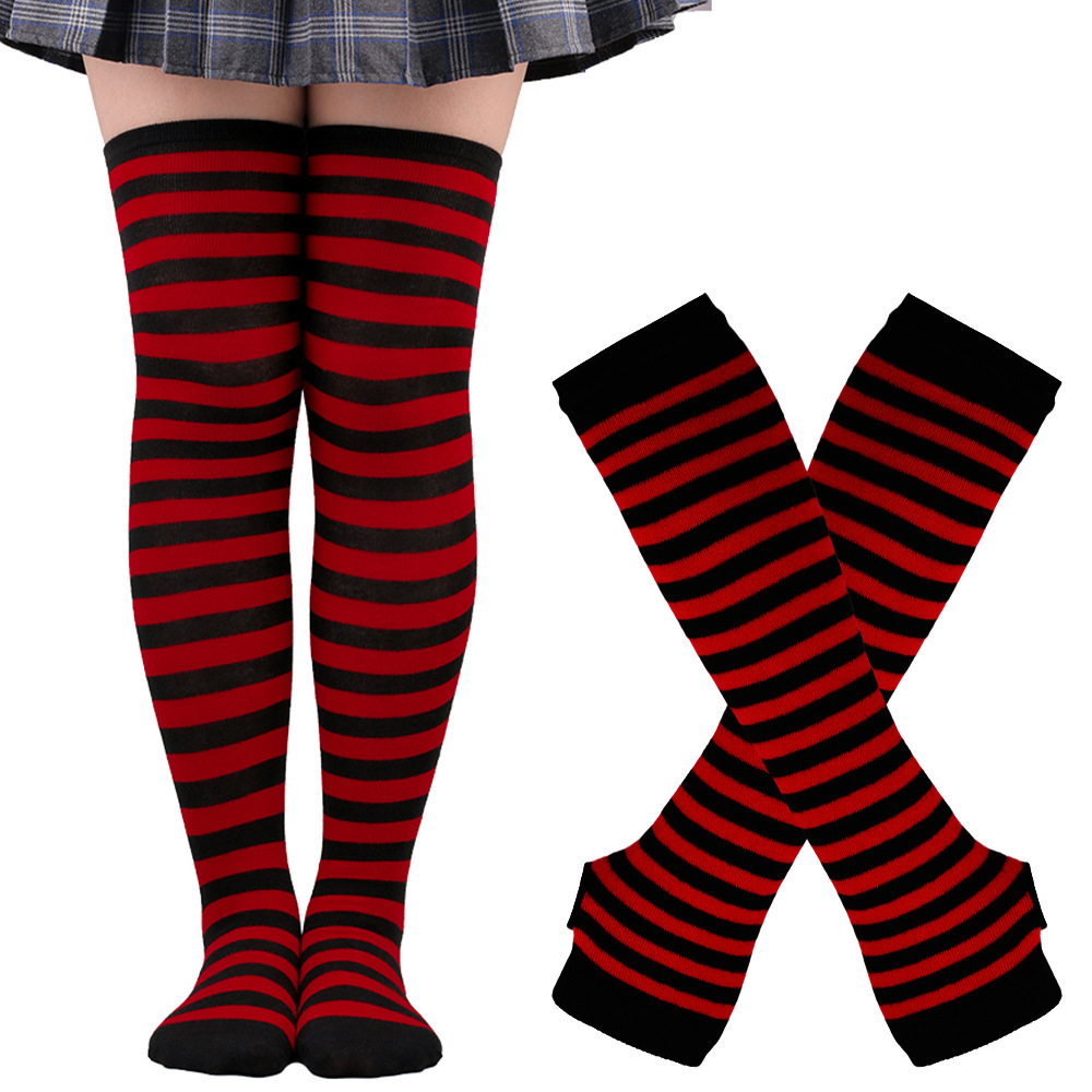 Christmas Stocking Hanging - 2Pair/Set Women Gothic Punk Over Knee