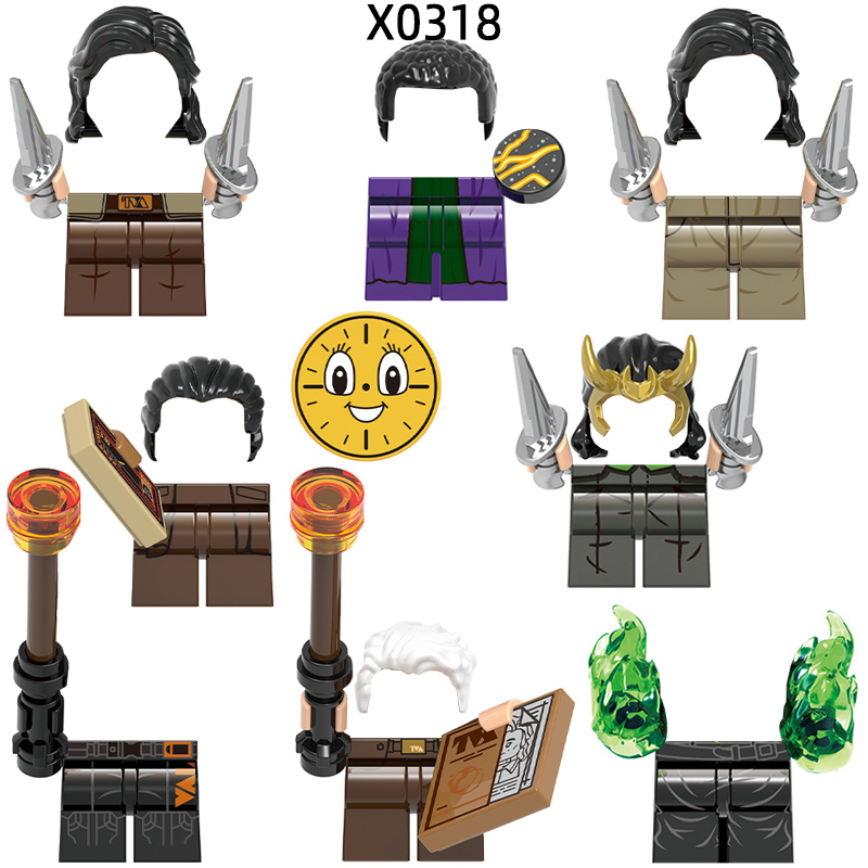 Lego Set Creator - The Action Figures Book Weapons Legs