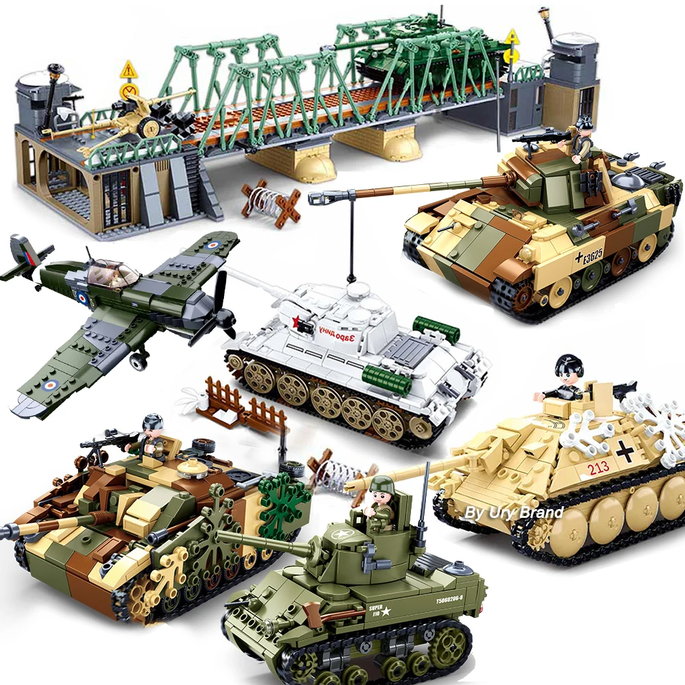 Lego Set Creator - Sluban Military Plane City Warplane Fighting