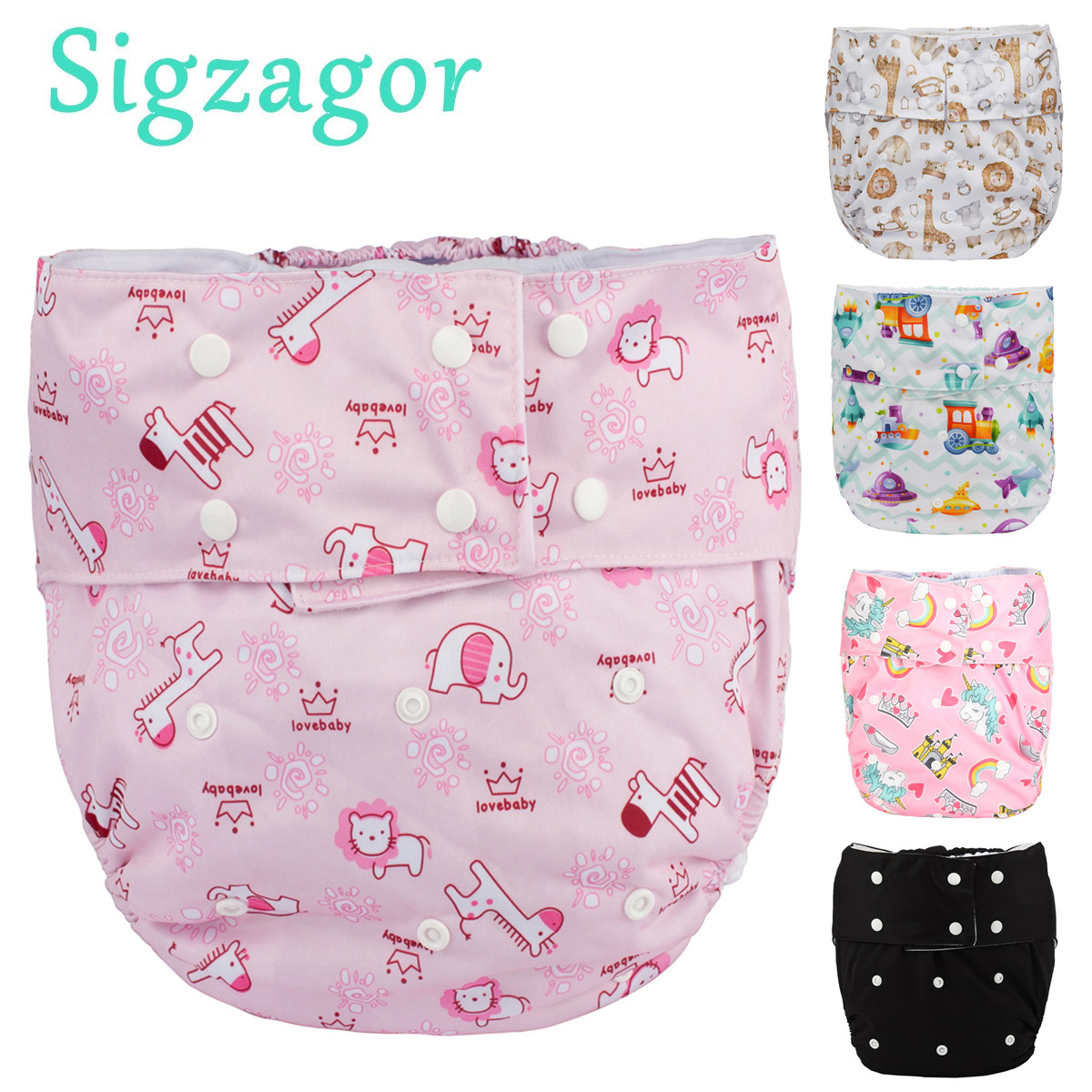 Pampers Diaper Premium Care - [Sigzagor]1 Teen Adult Cloth Diaper Nappy
