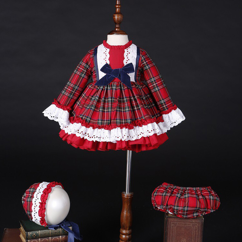 Christmas Throw Blanket - Baby Girl Autumn Winter Christmas Red