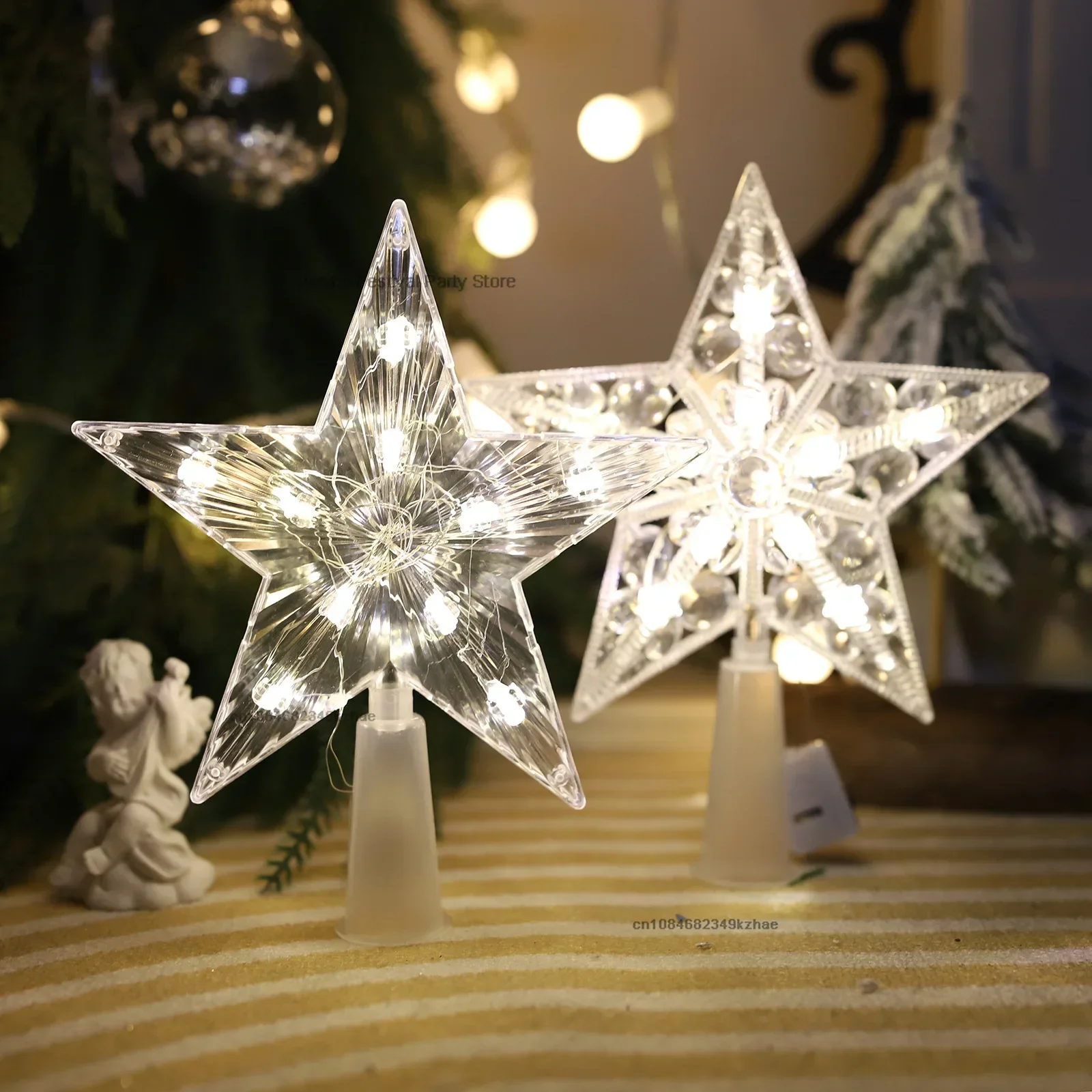 15CM LED Christmas Tree Orname - огляд і ціна Star Tree Topper