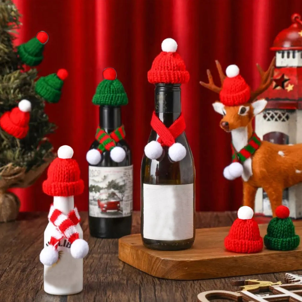 10Pcs 3.5x5cm Mini Christmas K - огляд і ціна Santa Hat Plush