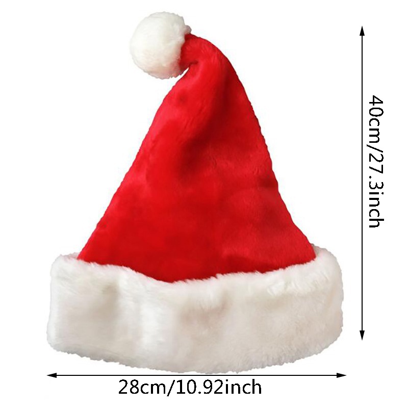 Christmas Santa Hat Xmas Long  - огляд і ціна Santa Hat Plush