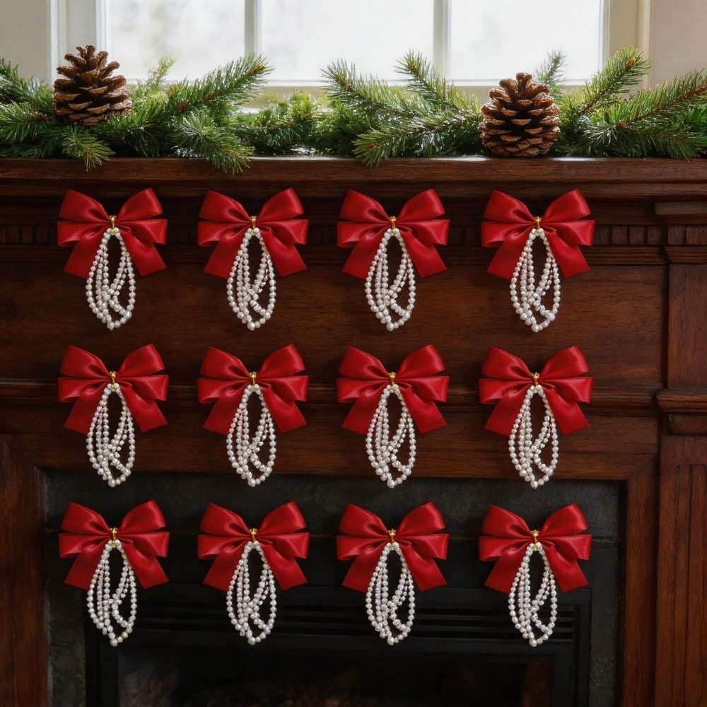 12pcs Set Christmas Tree Bows  - огляд і ціна Gift Box Wrap Set