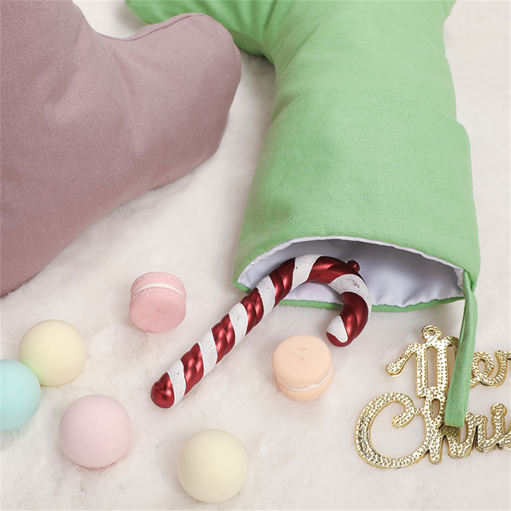 Linen Christmas Stocking Xmas  - огляд і ціна Christmas Stocking Hanging