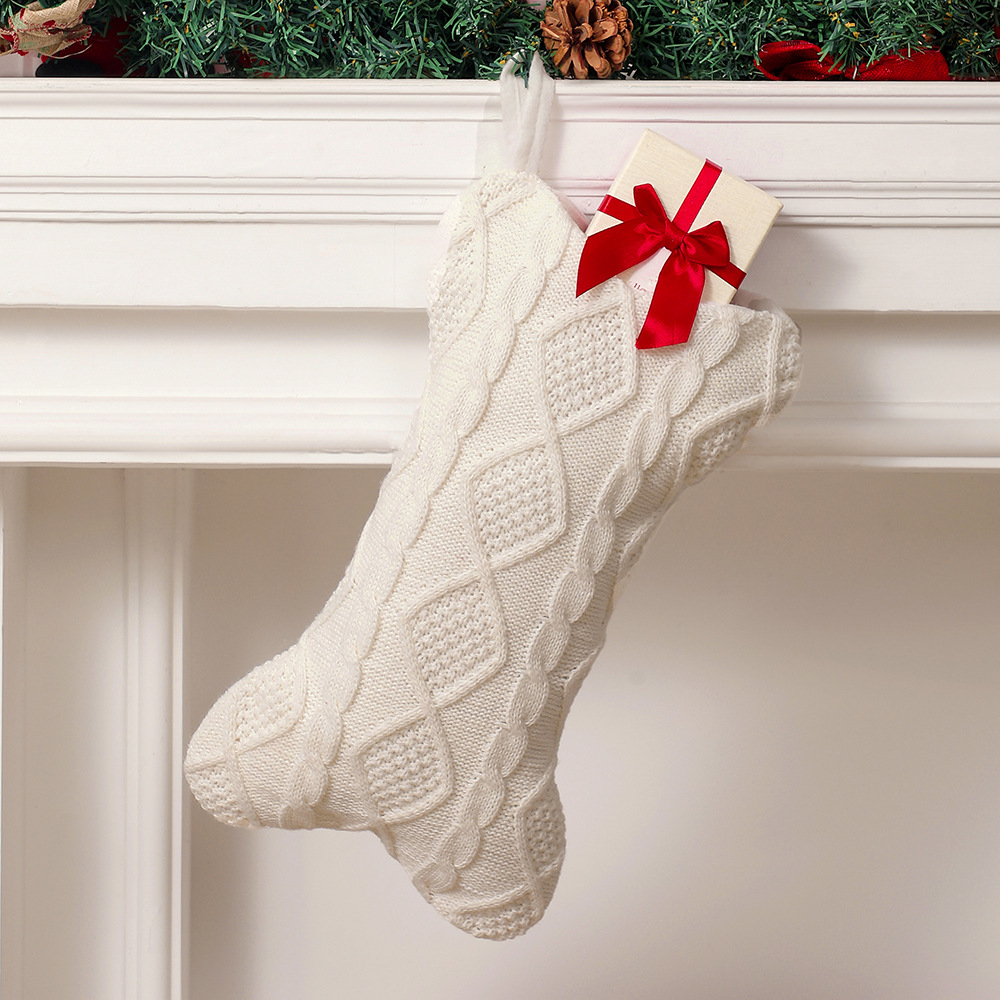 Dog Christmas Stocking, Knit C - огляд і ціна Christmas Stocking Hanging