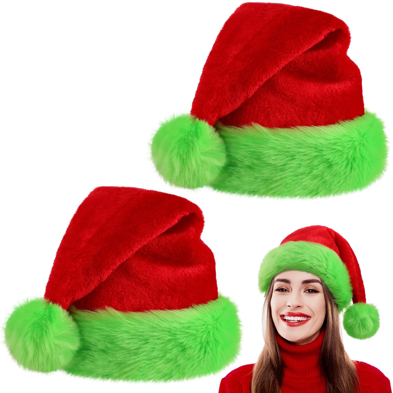 1pc, Santa Claus Hat Christmas - огляд і ціна Santa Hat Plush