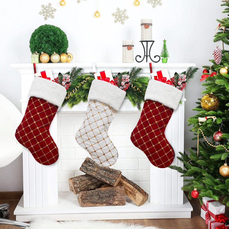 Christmas Stocking Soft Faux F - огляд і ціна Christmas Stocking Hanging