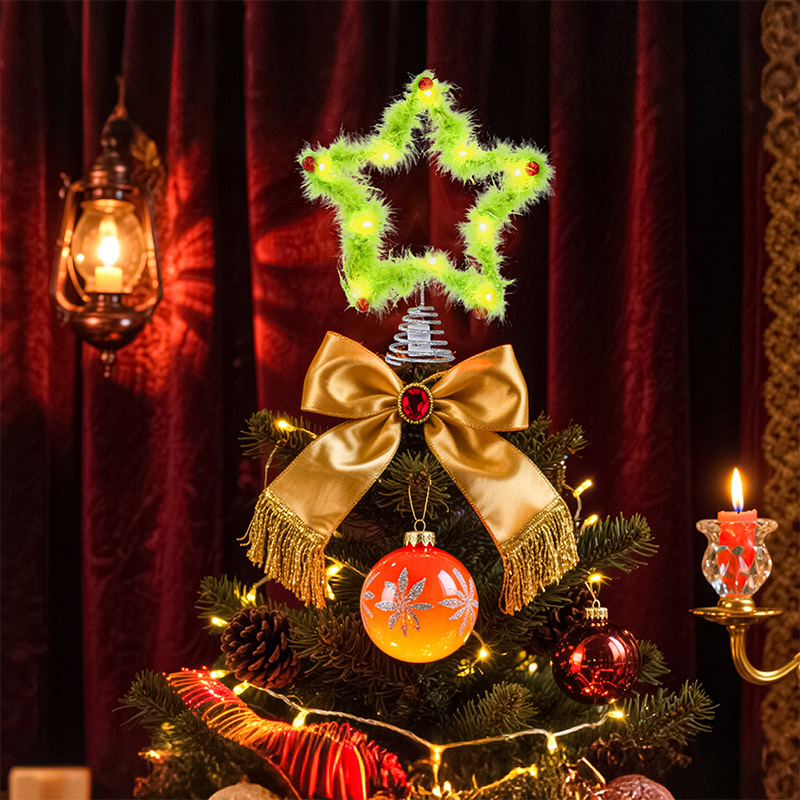 Plush Five-pointed Star Twisty - огляд і ціна Star Tree Topper