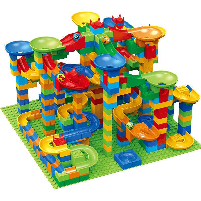 84-504PCS Marble Race Run Bloc - огляд і ціна Lego Set Creator