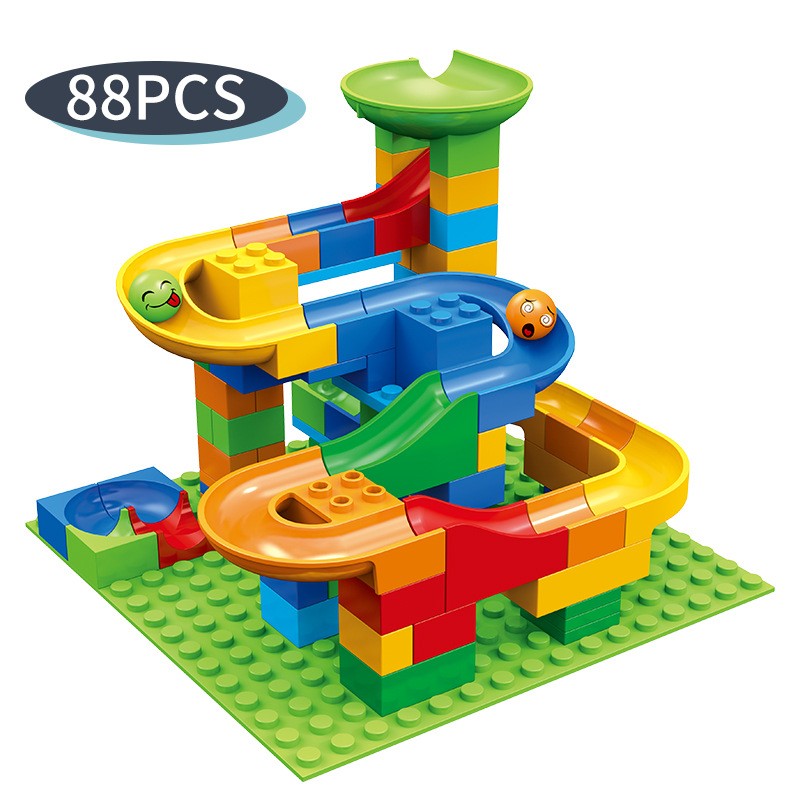 84-504PCS Marble Race Run Bloc - огляд і ціна Lego Set Creator