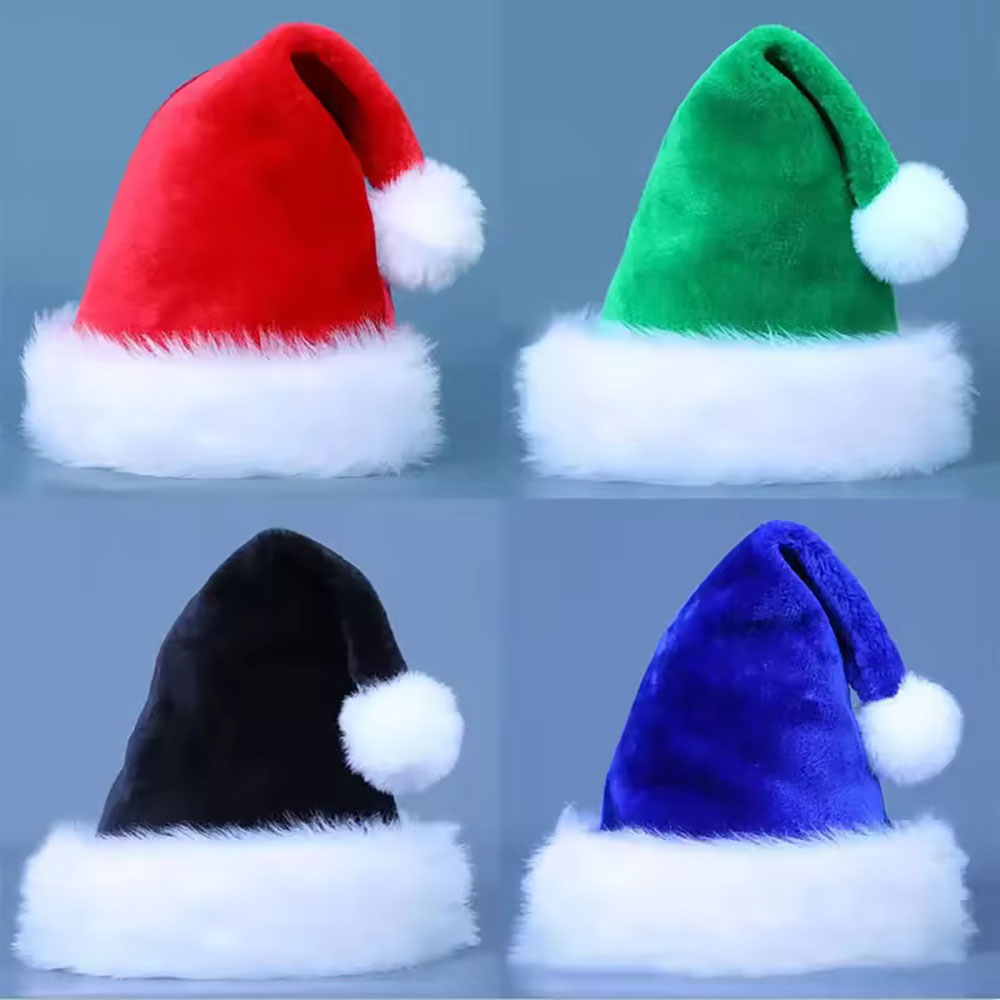 New Christmas Hat Adults Child - огляд і ціна Santa Hat Plush