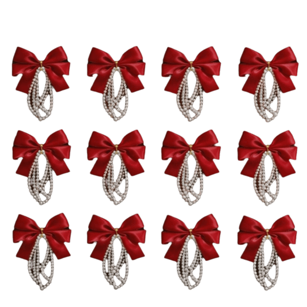 12pcs Set Christmas Tree Bows  - огляд і ціна Gift Box Wrap Set