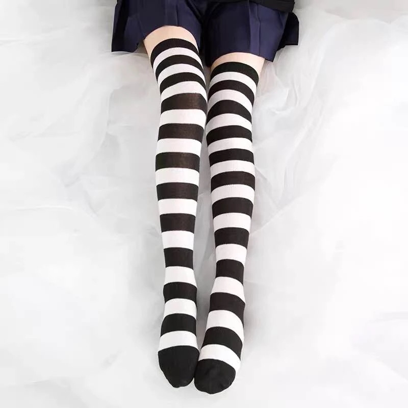 Cute Pink Blue Lolita Striped  - огляд і ціна Christmas Stocking Hanging