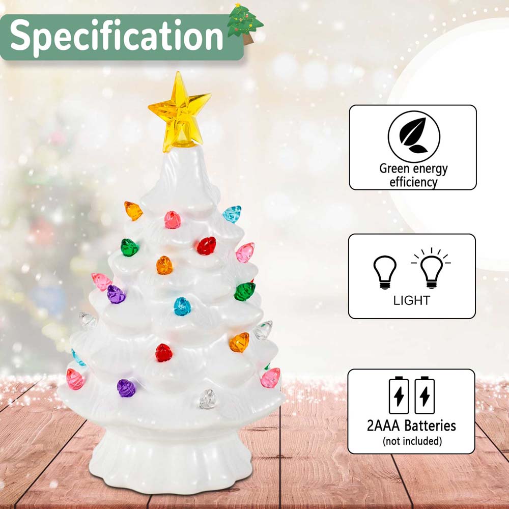 7 Inch Ceramic Christmas Villa - огляд і ціна Star Tree Topper