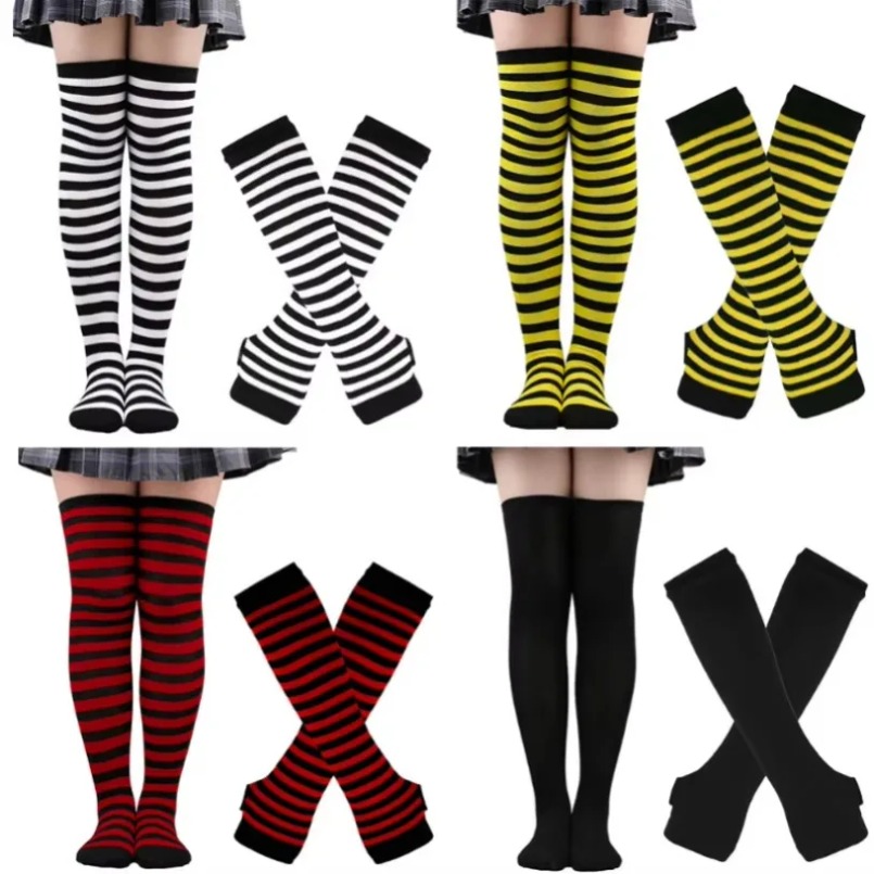 Women Thigh High Socks Arm Sle - огляд і ціна Christmas Stocking Hanging