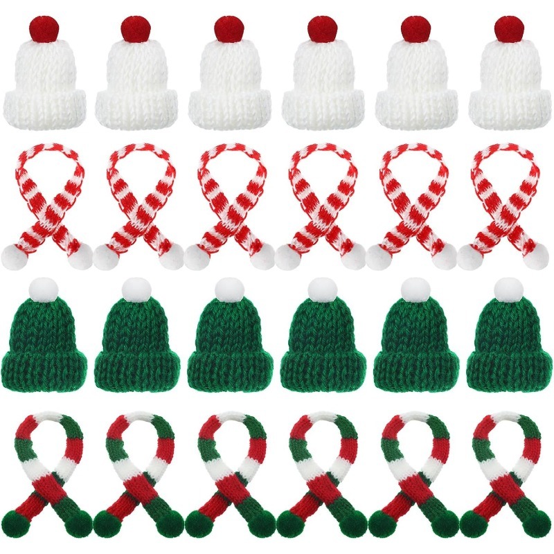 5/10Pcs Christmas Decoration M - огляд і ціна Santa Hat Plush