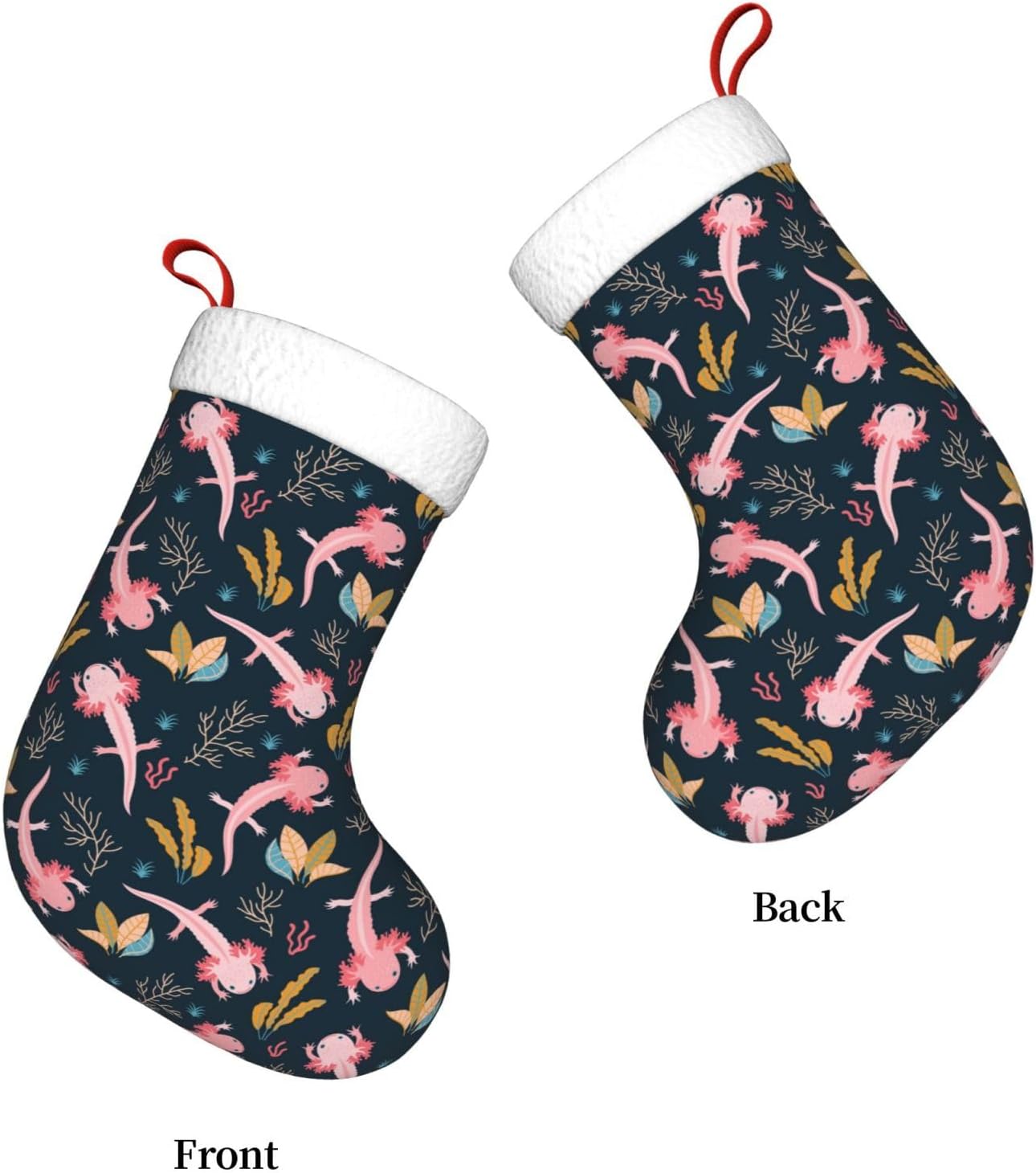 Cute Axolotl Christmas Stockin - огляд і ціна Christmas Stocking Hanging