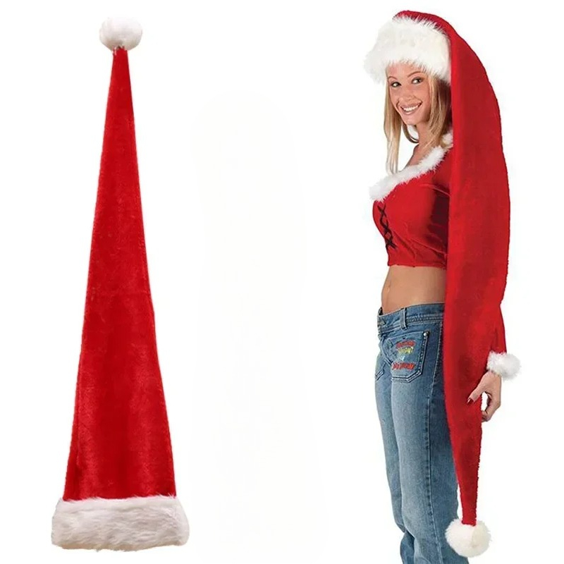 Soft Plush Extra Long Adult Sa - огляд і ціна Santa Hat Plush