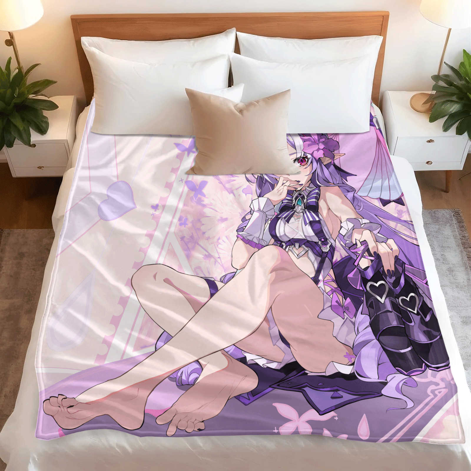 Cartoon Zenless Zone Zero  Fla - огляд і ціна Christmas Throw Blanket