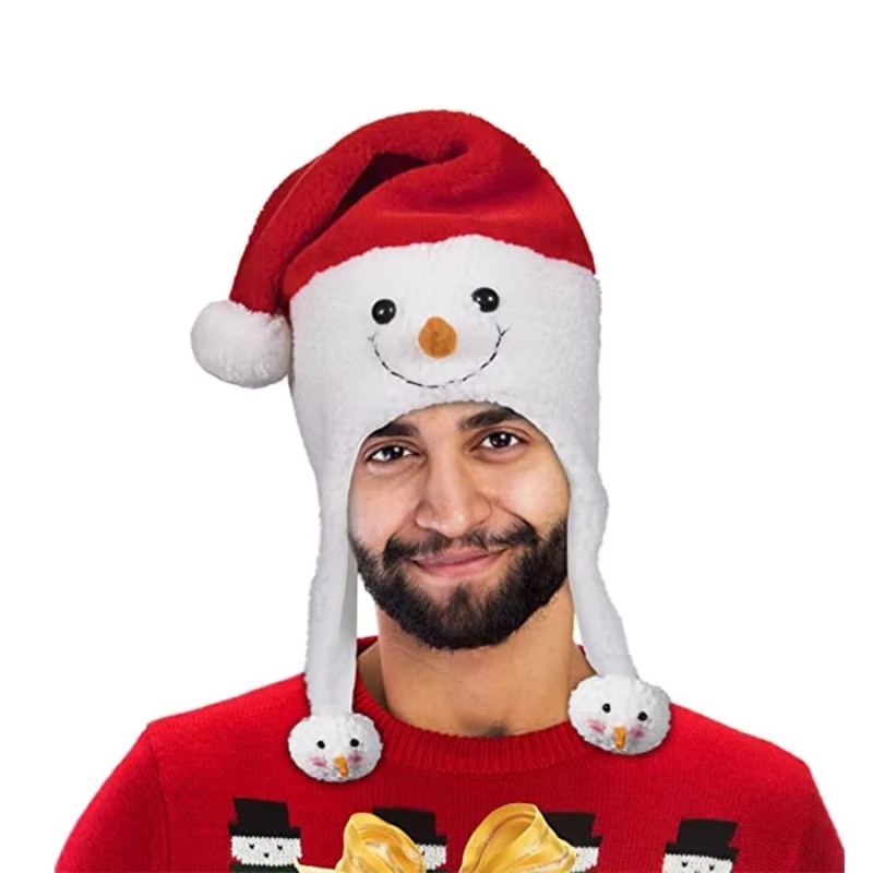 1pc Christmas Snowman Hat Plus - огляд і ціна Santa Hat Plush