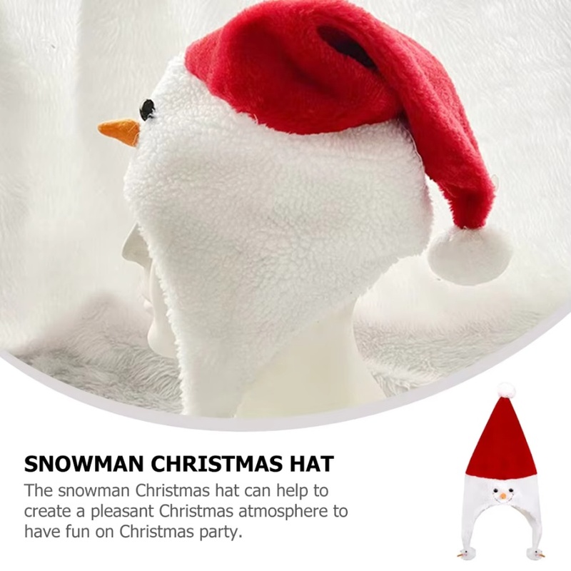 1pc Christmas Snowman Hat Plus - огляд і ціна Santa Hat Plush