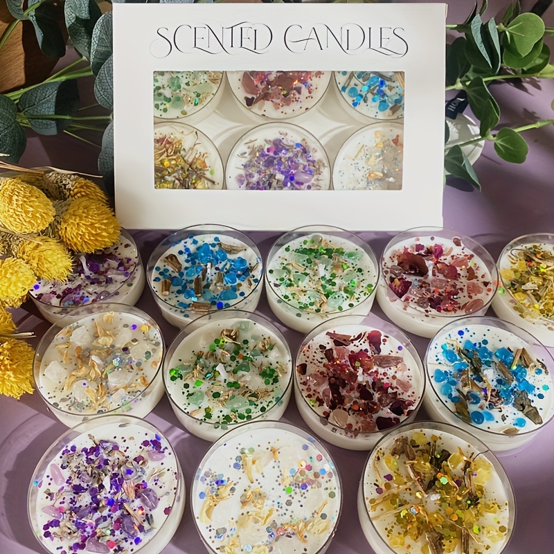 Set of 6 Scented Candles Fragr - огляд і ціна Holiday Candle Set