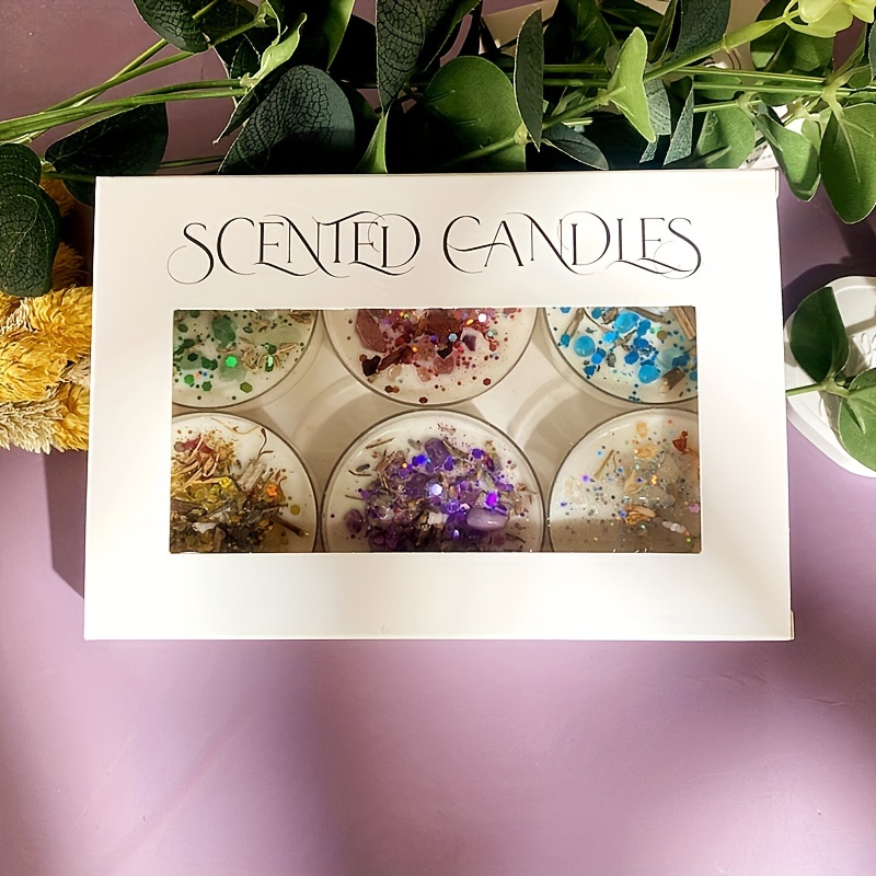 Set of 6 Scented Candles Fragr - огляд і ціна Holiday Candle Set