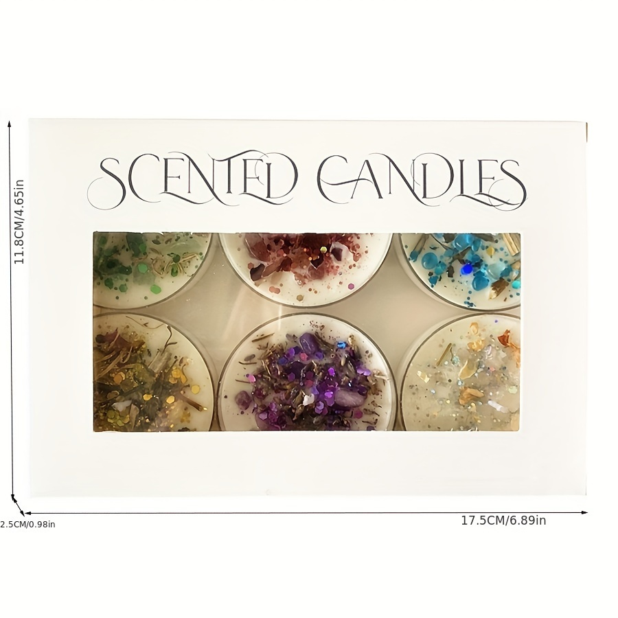 Set of 6 Scented Candles Fragr - огляд і ціна Holiday Candle Set
