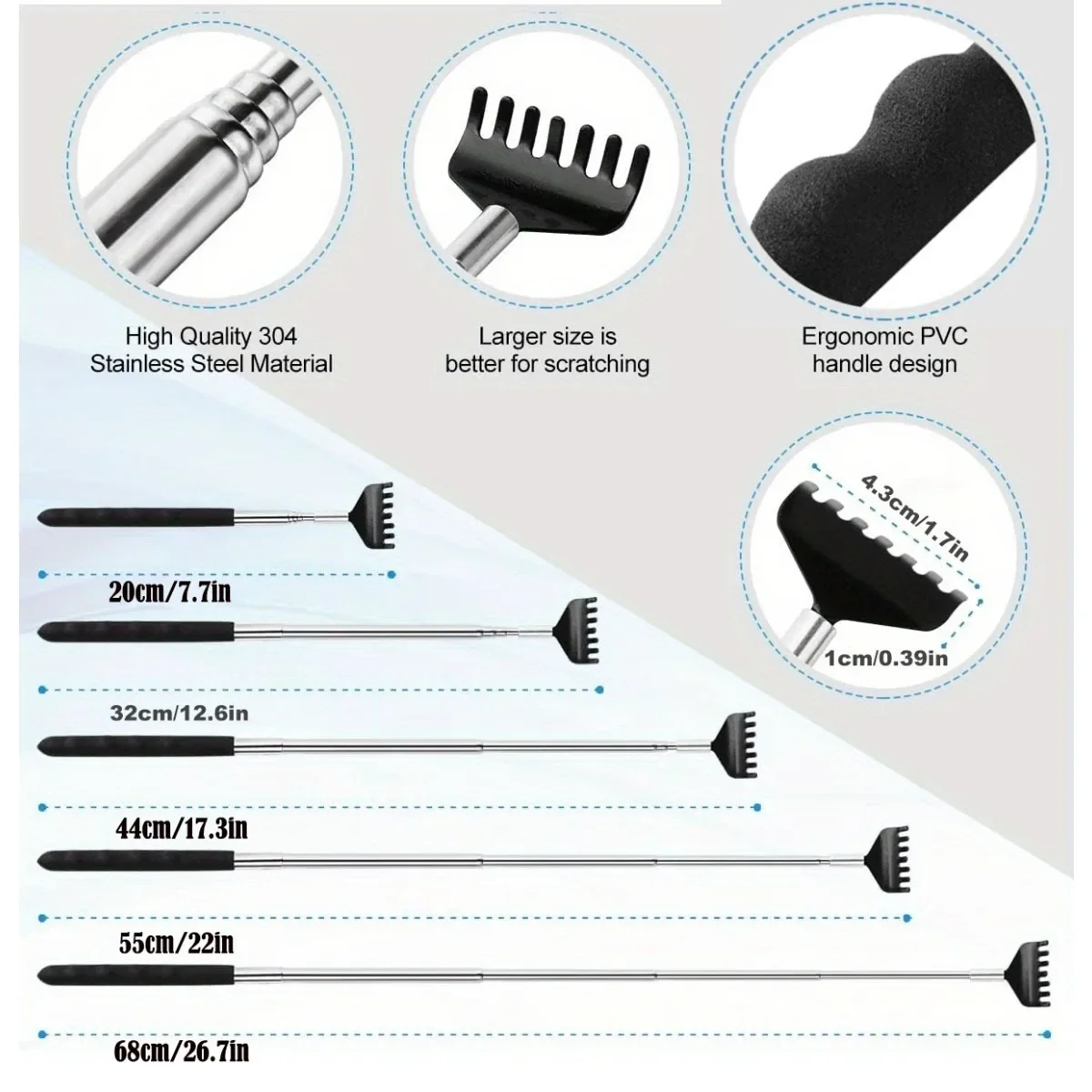 Upgraded Back Scratcher Massag - огляд і ціна Christmas Stocking Hanging