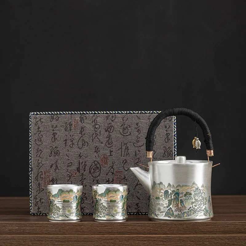 Z30- Liu Yin one pot two cups  - огляд і ціна Gift Box Wrap Set