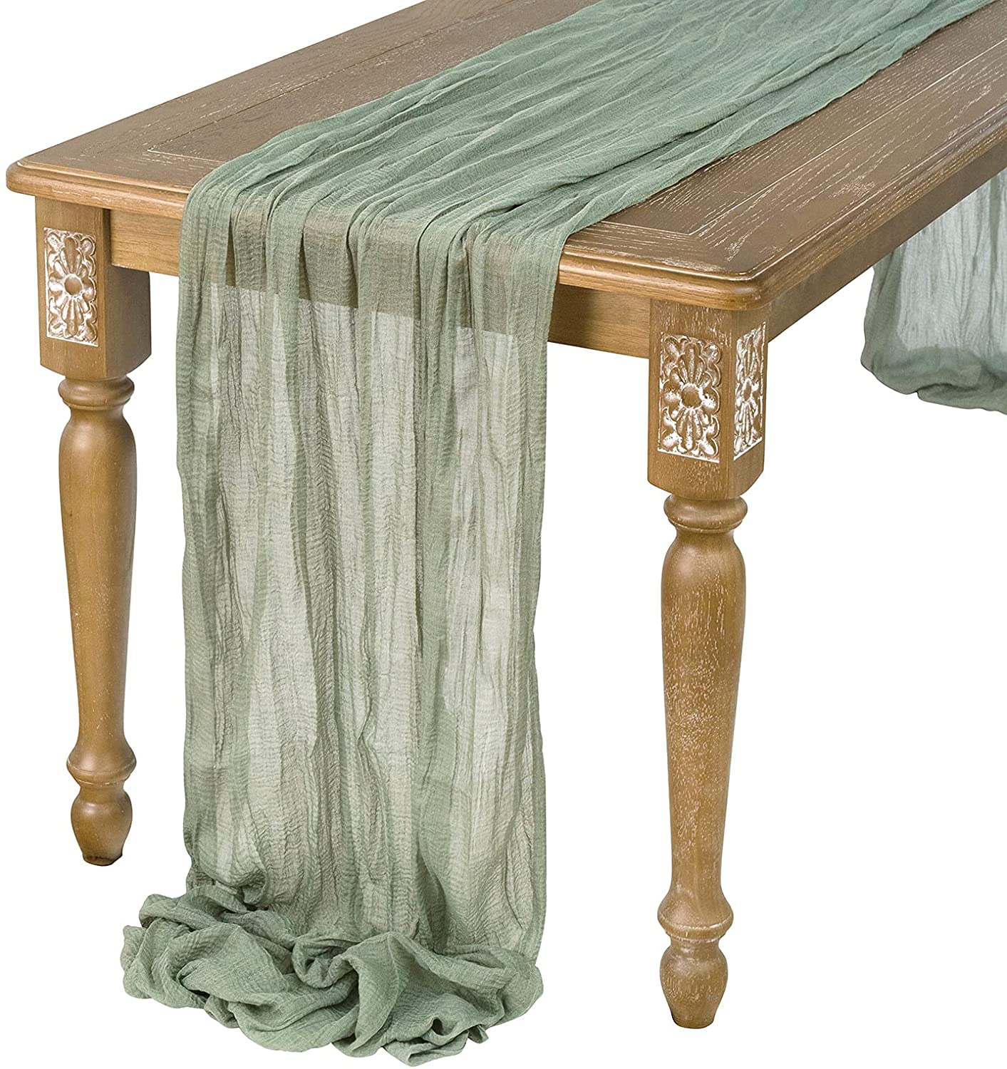 Semi-Sheer Gauze Wedding Party - огляд і ціна Christmas Table Runner