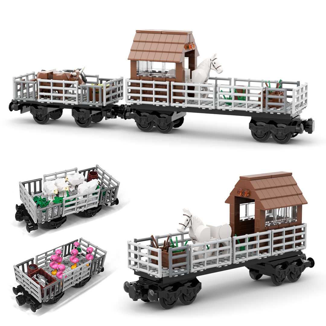 MOC Train Animal Transport Veh - огляд і ціна Lego Set Creator