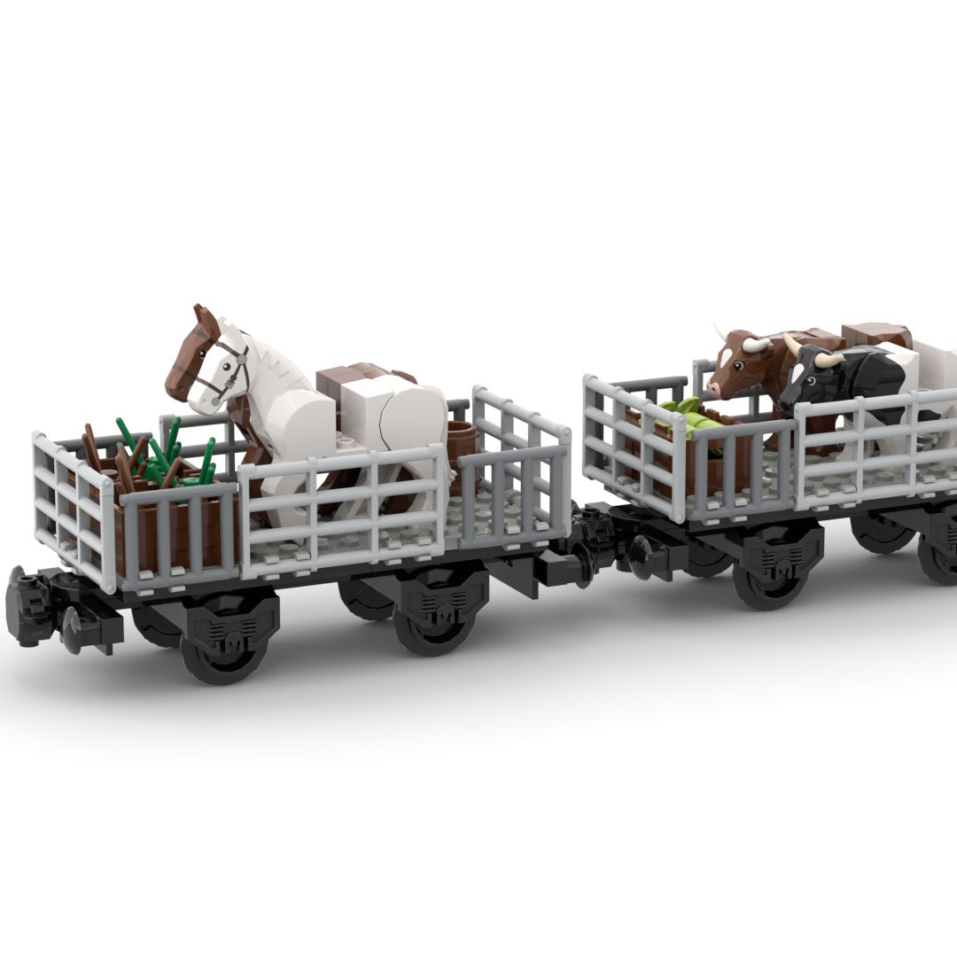 MOC Train Animal Transport Veh - огляд і ціна Lego Set Creator
