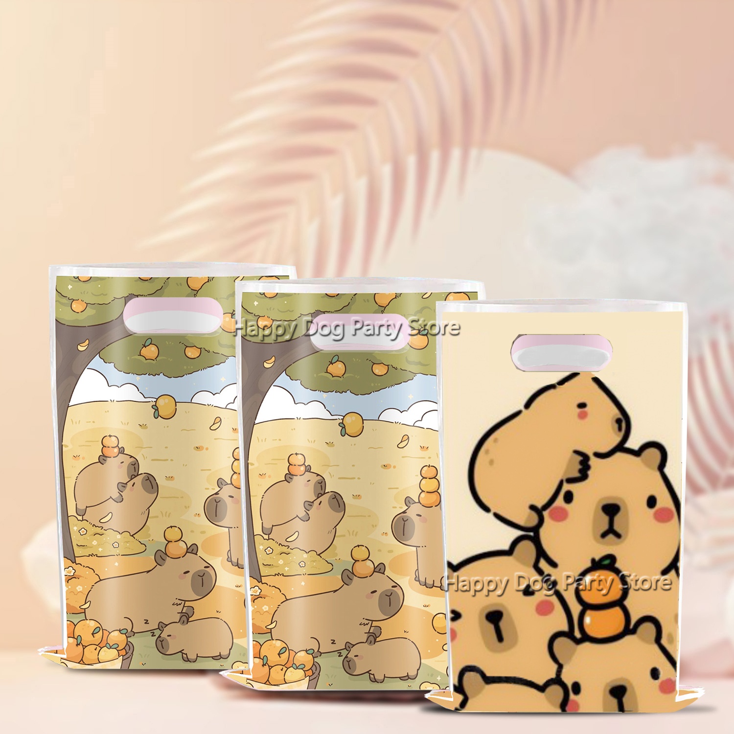 Cartoon Capybara Party Supplie - огляд і ціна Gift Box Wrap Set