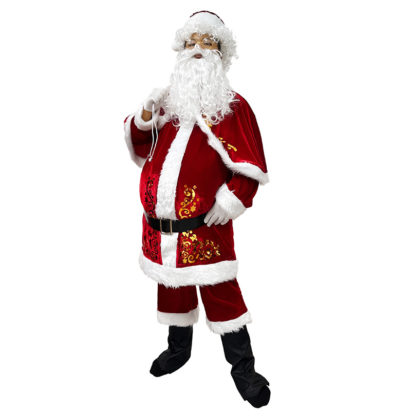 Santa Claus Costume Adult Men  - огляд і ціна Elf Costume Christmas