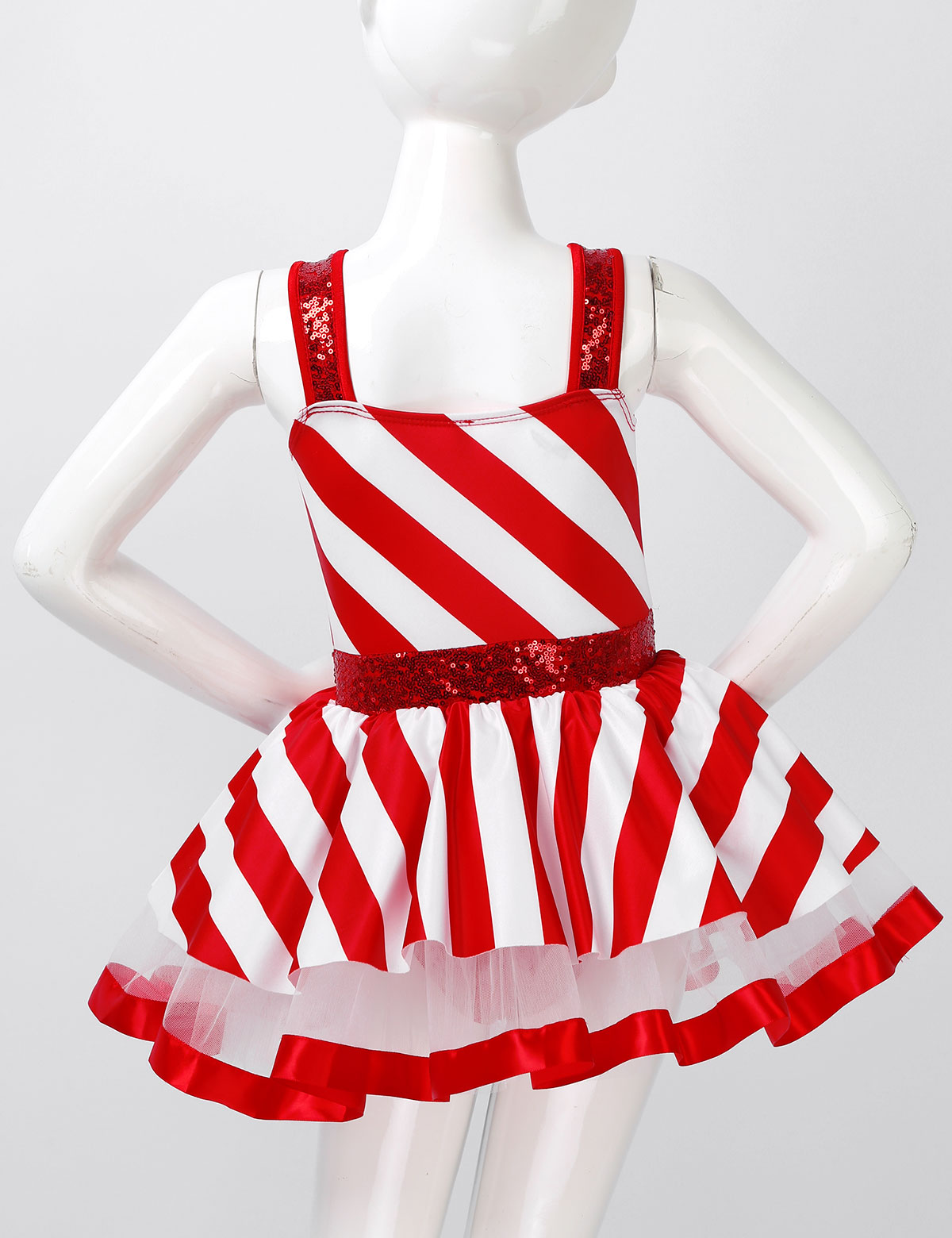 Girls Christmas Candy Cane Cos - огляд і ціна Elf Costume Christmas