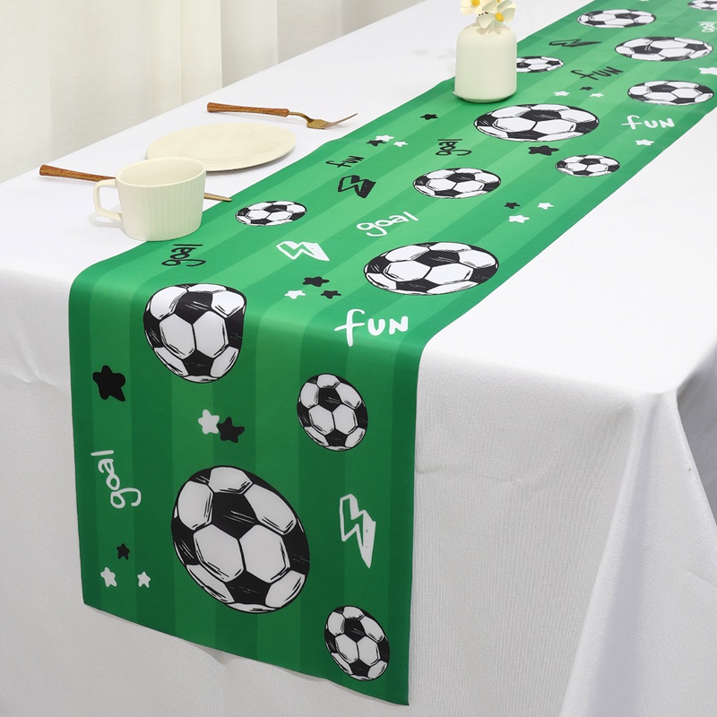 1pc Soccer/Football Party Tabl - огляд і ціна Christmas Table Runner