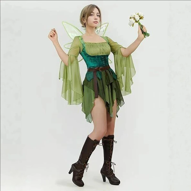 Women's Elf Medieval Green Fai - огляд і ціна Elf Costume Christmas