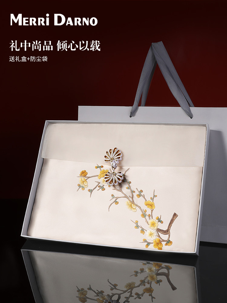 Embroidered Suzhou Silk Scarf  - огляд і ціна Gift Box Wrap Set